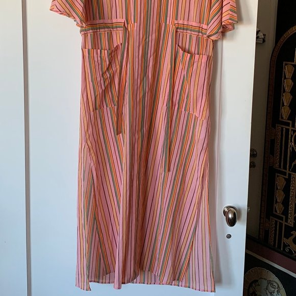 & Other Stories Pinstripe Dress sz4 - Picture 3 of 5